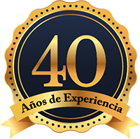 Sello 40 años de experiencia